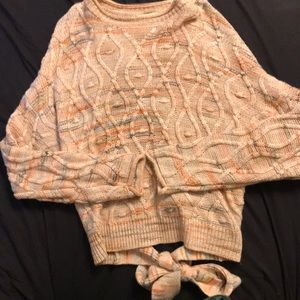 Worn once, knit sweater.